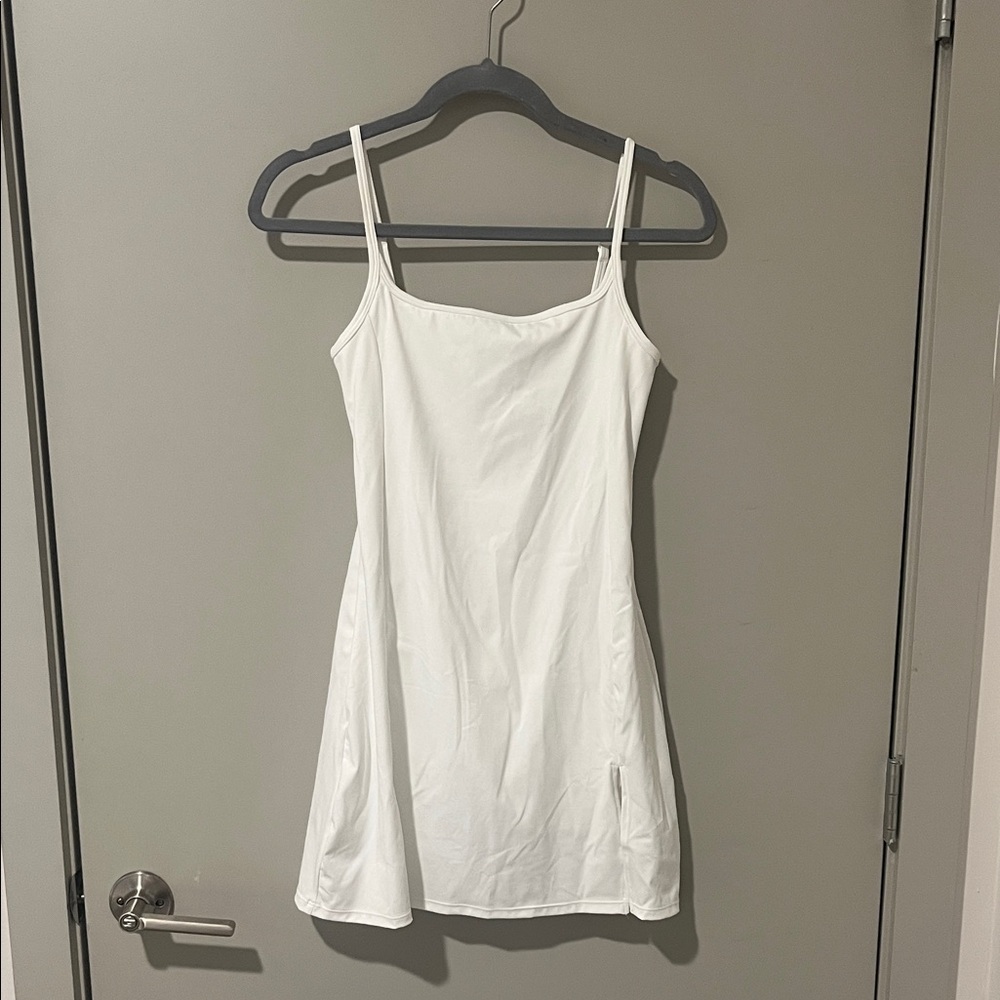 White workout dress